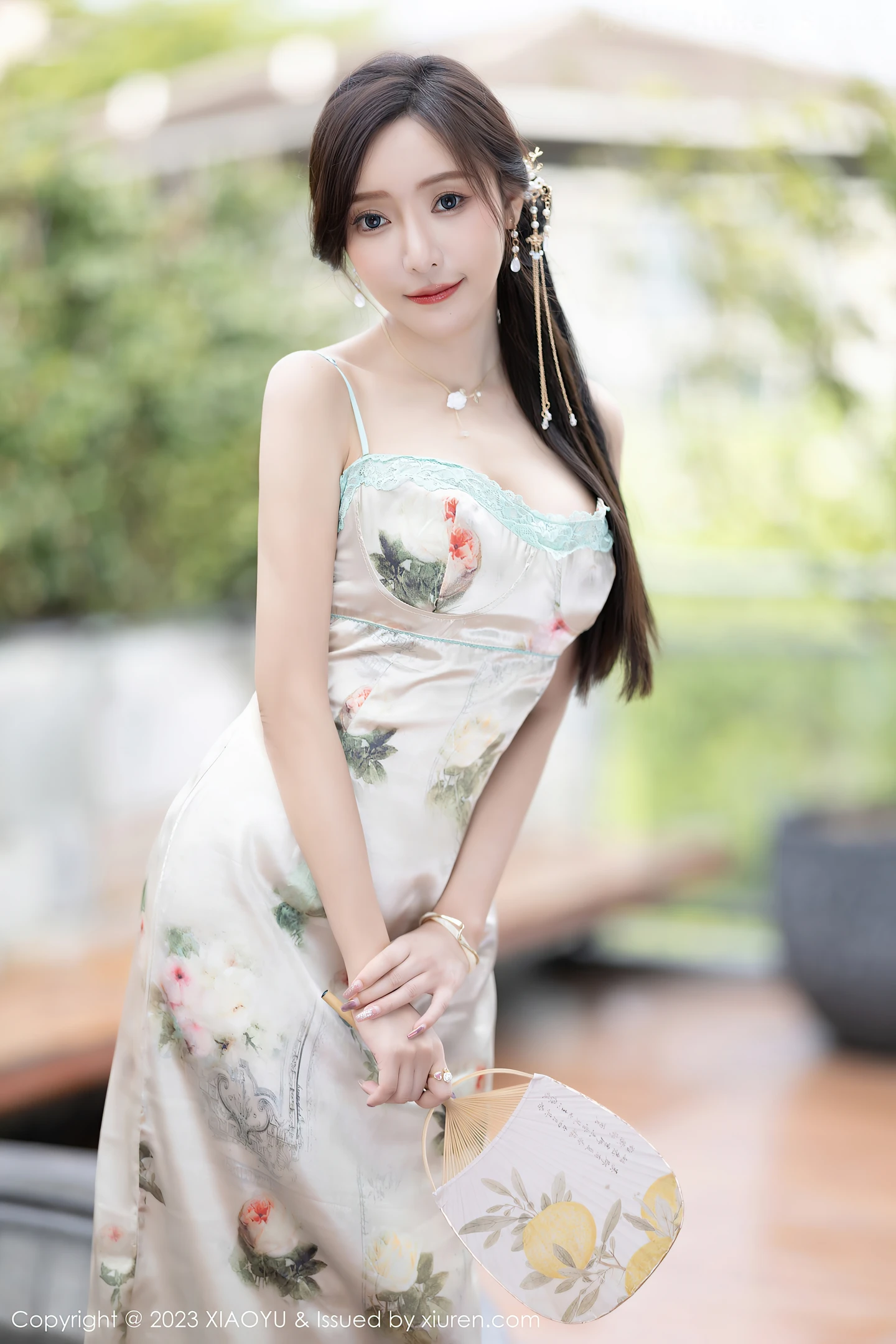 图片[6]-[XiaoYu画语界]Vol.1097 女神王馨瑶yanni性感浅色吊带长裙+粉色情趣旗袍完美诱惑写真83P-秀人网官方网站